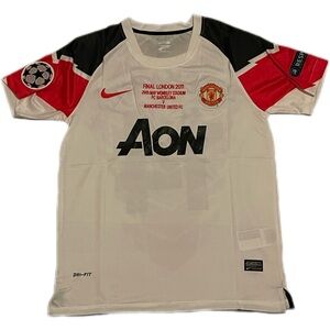 Chicharito Hernández Manchester United Retro Jersey Final London 2011